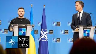 NATO Secretary General with the President of Ukraine  Volodymyr Zelenskyy, 17 OCT 2024