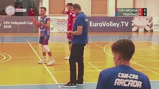 CSM Arcada Galați - Trentino Itas 1-3 (CEV Cup, 16-imi, meci tur)