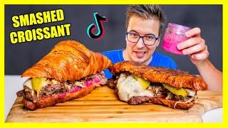 SMASHED CROISSANT - 5+1 Tiktok recept