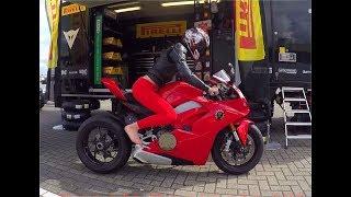 My first ride on a Panigale V4 @ Pirelli superbike trackday