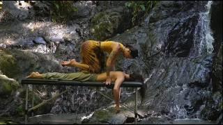Nature Massage Experience | Waterfall Sounds for Deep Calm & Healing