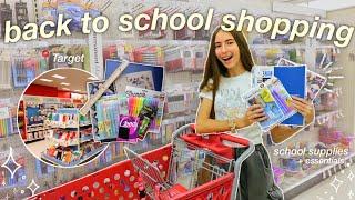 come BACK TO SCHOOL SUPPLY SHOPPING with me! ️ (target vlog)