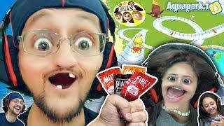 AQUAPARK.IO Challenge  FGTEEV Lex  Duddy (Hot Sauce Loser)