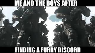 Me after finding a furry discord server