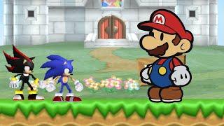 New Super Sonic Bros. Wii: Sonic Movie 3 - 2 Player Co-Op Walkthrough (HD)