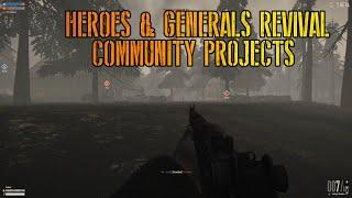 Overview of all Heroes & Generals revival community projects