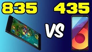 Snapdragon 835 vs Snapdragon 435  Razer Phone vs LG Q6!  [4K]