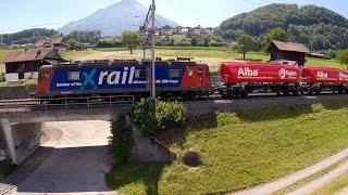 Trains From The Air - Bernese Oberland II- Zug, trainfart, train