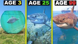 Surviving 99 YEARS As LIFE Of A FISH in GTA 5