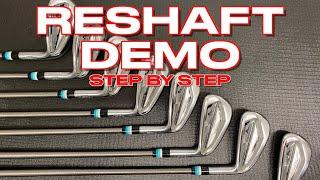 PERFECT IRONS TO LEARN GOLF CLUB RESHAFTING