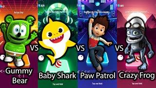 Gummy Bear - Baby Shark - Paw Patrol - Crazy Frog - Tiles Hop EDM Rush