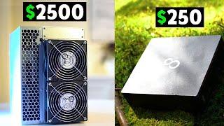 $250 Miner VS $2500 Crypto Miner!