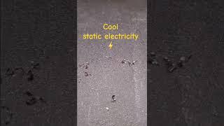cool static electricity #interestingfacts #funfacts #fyp #cool #engineering #machining #diy