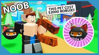 I Bought a ROBUX PET on my NOOB.. He Became A MILLIONAIRE! | Roblox Magnet Simulator