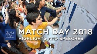 Highlights and speeches from Baylor College of Medicine Match Day 2018
