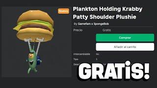 ¡RÁPIDO! RECLAMA FÁCILMENTE PLANKTON GRATIS EN ROBLOX