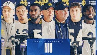 Northern Illinois | Post-Practice Press Conference (9.3.24) | Notre Dame Football