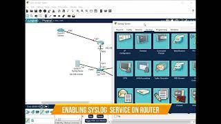 Configuring Syslog and NTP Server in Cisco Packet Tracer