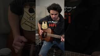 L.R. Baggs Hifi Acoustic Pickup vs Condenser Microphone #guitar #acousticguitar #lrbaggs