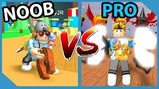 Noob VS Pro in Roblox Magnet Simulator