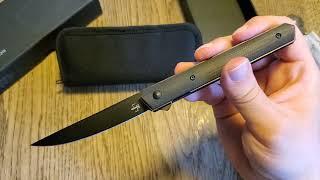 Böker Plus Kwaiken Air All Black Unboxing And First Impressions