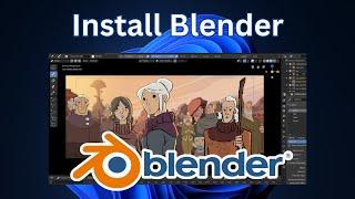 How to download and install blender in windows 11 | Download and Install Blender