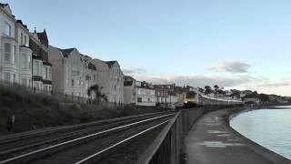 43142-43093 down the dawlish sea wall on 1C77 11-11-2012 (HD