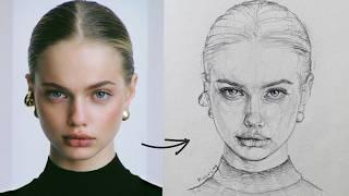 Super Easy Face Drawing for BeginnersLoomis Method