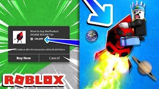 THIS ROCKET cost me 100,000 ROBUX... 3-2-1 BLAST OFF SIMULATOR (ROBLOX)