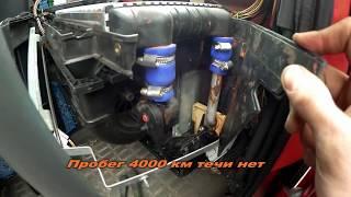 Салонный радиатор печки Вольво ФШ,патрубки вместо колец.Cabin heater radiator Volvo FH replacement