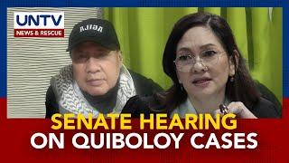 Senate hearing on abuses linked to Apollo Quiboloy, October 23, 2024