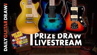 238 Gibson LP Gold Top & 4 more DAILY GUITAR DRAW Competition Prize Draw Live 120/06/2025 16.00 UK