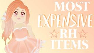 THE MOST EXPENSIVE AND HIGH DEMAND ITEMS IN ROYALE HIGH ~ GamingwithGracie