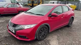 2013 Honda Civic 1.6 I-DTEC EX Hatchback, PN13 BHP (998/3)