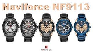 Naviforce NF9113 Мужские роскошные кварцевые наручные часы