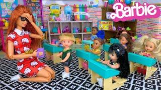 Barbie First Day of School - Tommy Doesn't Like Kindergarten!