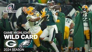 Green Bay Packers vs. Philadelphia Eagles Game Highlights | Wild Card NFL 2024 Season