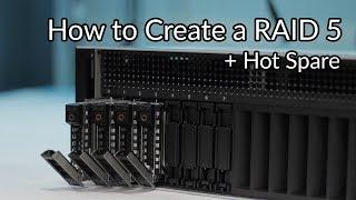 How to Create a RAID 5 + Hot Spare