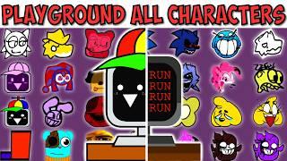 ALL CHARACTERS TEST | FNF Character Test | Gameplay VS My Playground