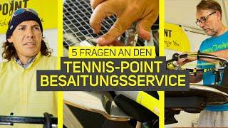 500 Besaitungen für die Profis - An einem ATP Tennisturnier!