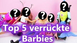 DIE 5 VERRÜCKTESTEN BARBIES | Top 5 der merkwürdigsten Puppen | Vergleich Barbies