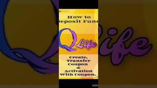 Q life Create transfer coupon & activation with coupon