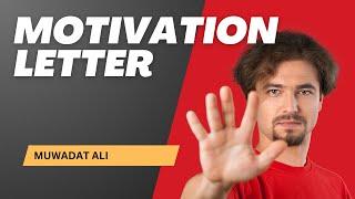 How to Write a Perfect Motivation Letter for Scholarship | Step-by-Step Guide in Urdu/Hindi