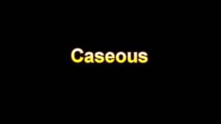 What Is The Definition Of Caseous Medical Dictionary Free Online