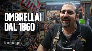 Napoli, vita da artigiani: i Talarico dal 1860 realizzano ombrelli da cinque generazioni