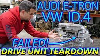 BROKEN EV ALREADY? 2023 Audi E-Tron / Volkswagen ID.4 Drive Motor Unit Failure. FULL TEARDOWN!