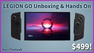 LEGION GO Unboxing & Hands-On Now $499!