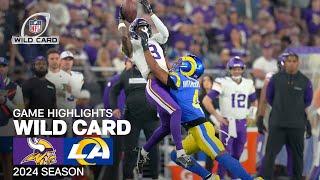 Minnesota Vikings vs. Los Angeles Rams Game Highlights | Wild Card NFL 2024 Season