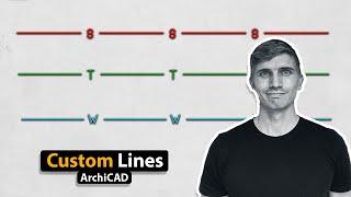 ArchiCAD Tutorial: Create custom lines - The EASY way