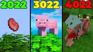 minecraft physics in 2022 vs 3022 vs 4022